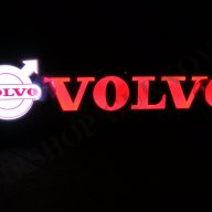 Светеща 3D табела VOLVO с лого. Работи на 24 волта, снимка 3 - Аксесоари и консумативи - 16743581