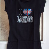 1 броя тениска Лондон, снимка 1 - Тениски - 23659592