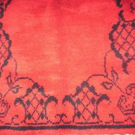 червен нов вълнен ръчно тъкан китеник, снимка 4 - Покривки за легло - 11616703