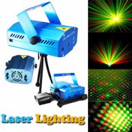 Парти Лазер Mini Laser Stage Lighting, снимка 1 - Други - 12219477