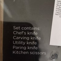комплект ножове на Ръсел Хобс, снимка 3 - Прибори за хранене, готвене и сервиране - 22188857