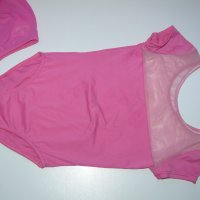 Трико розово, къс ръкав, с поличка с копче – 32 размер, 8-10години, снимка 7 - Детски рокли и поли - 22795587