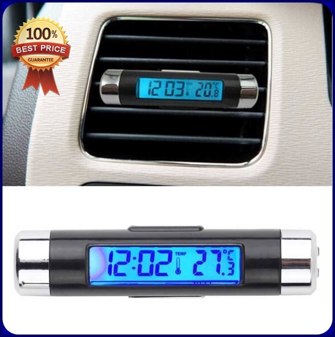 Дигитален часовник с термометър за кола автомобил електронен LCD 2в1 в  Аксесоари и консумативи в гр. Хасково - ID25138447 — Bazar.bg