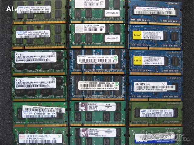 Продавам RAM памети за лаптоп, снимка 2 - RAM памет - 15922953