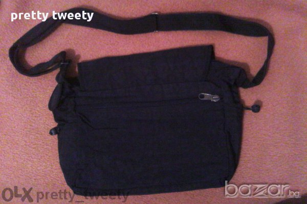 Черна шушлякова чанта , снимка 2 - Чанти - 13748304