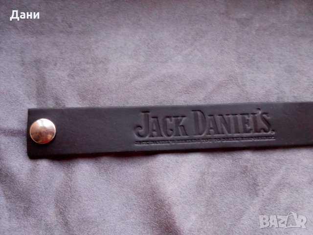 Кожена гривна Jack Daniel's, снимка 3 - Гривни - 26169307