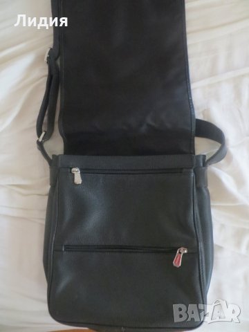 Мъжка кожена чанта Longchamp, снимка 4 - Чанти - 25711699