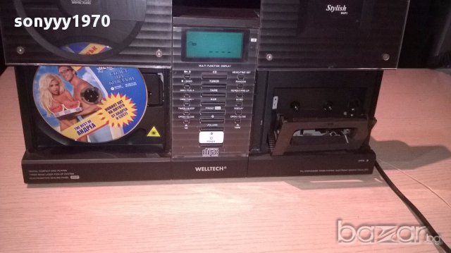 weltech-cd/deck/tuner/amplifier/aux-внос швеицария, снимка 6 - Ресийвъри, усилватели, смесителни пултове - 12665539