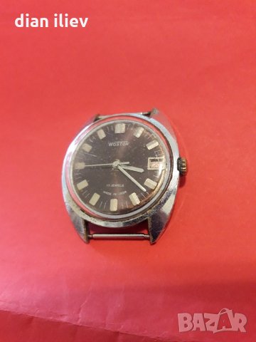 Стар механичен часовник-Восток , снимка 5 - Антикварни и старинни предмети - 25299341