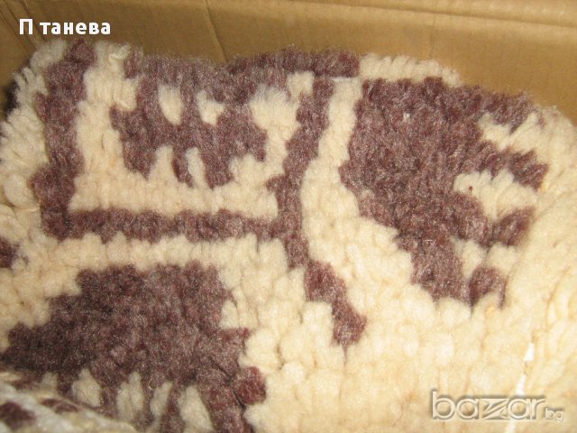 100% вълнен ръчнотъкан губер 200/210, снимка 2 - Покривки за легло - 12740893