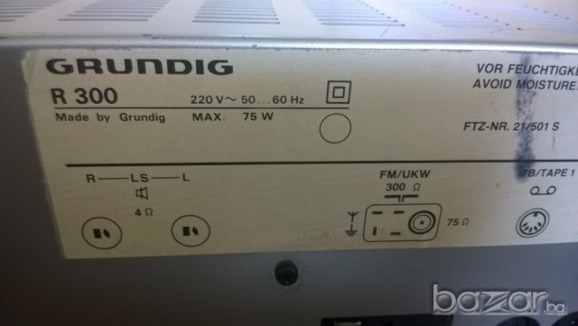 grundig r300-stereo receiver-нов внос от швеицария, снимка 9 - Ресийвъри, усилватели, смесителни пултове - 7454590