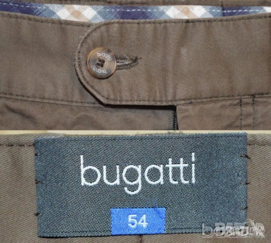 Bugatti мъжки панталон кафяв подплатен, снимка 5 - Панталони - 23460126