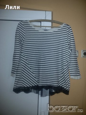 блуза с прозрачен гръб на луи джо, снимка 2 - Блузи с дълъг ръкав и пуловери - 16528721