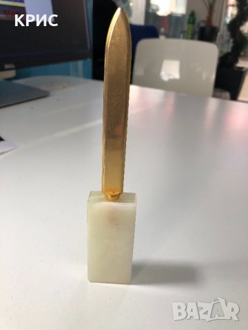 Нож за писма,Onyx of Pakistan,Made in Italy, снимка 6 - Ученически пособия, канцеларски материали - 25180582