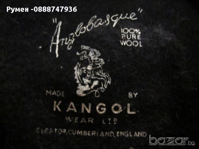 Оригинална арт шапка KANGOL - CUMBERLAND  U.K.  от кралят на шапките KANGOL английска марка от 1920 , снимка 4 - Шапки - 13313501