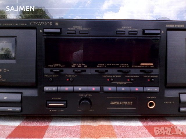 Pioneer CT-W720R  .ДЕК, снимка 4 - Аудиосистеми - 21959986