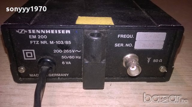 sennheiser em200 vocaster-made in germany-внос швеицария, снимка 10 - Ресийвъри, усилватели, смесителни пултове - 19847512