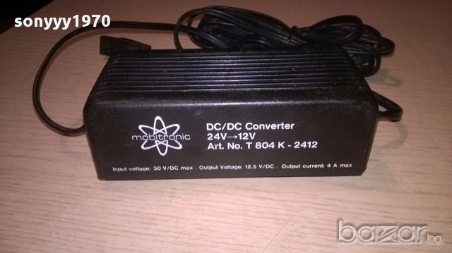 Mobitronic by waeco dc/dc converter 24v-12v-4amp-внос швеицария, снимка 6 - Аксесоари и консумативи - 17093771