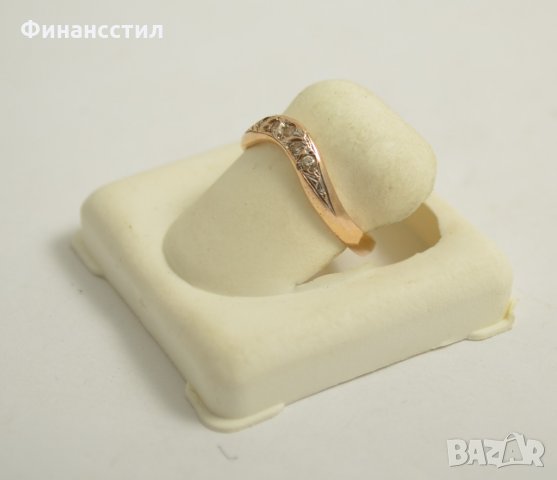 златен пръстен 43542-8, снимка 2 - Пръстени - 23657927