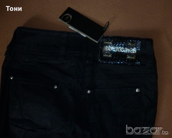 Оригинален панталон тип  дънки Roberto Cavalli, снимка 6 - Панталони - 18403559