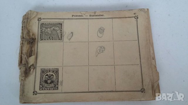 Класьор за пощенски марки ретро, снимка 2 - Филателия - 24924291