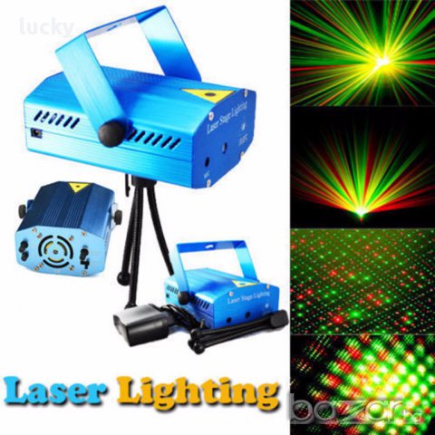 Диско Парти Лазер Mini Laser Stage Lighting, снимка 7 - Други - 17131569