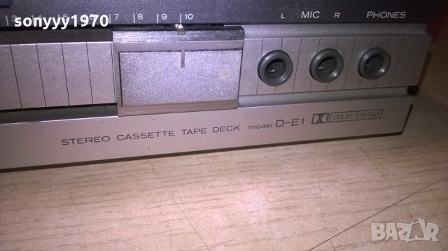 hitachi d-e1-stereo deck-made in japan-внос франция, снимка 12 - Декове - 22390509