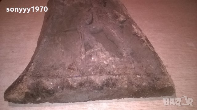 антика-стара дърворезба-old-43х39х5см-внос швеицария, снимка 4 - Антикварни и старинни предмети - 26170336