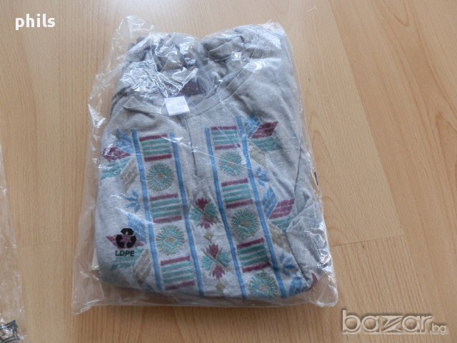 нова блуза Елос ХЛ/ХХЛ в сиво и бяло, снимка 5 - Блузи с дълъг ръкав и пуловери - 13329285