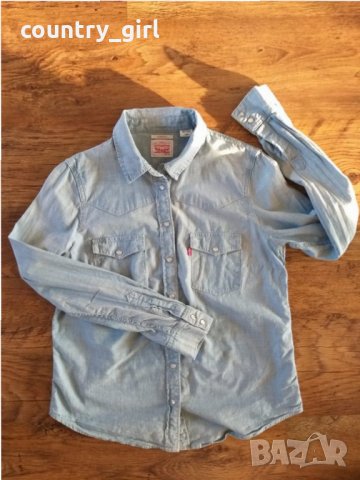 Levi's womens jeans shirt - страхотна дамска риза, снимка 3 - Ризи - 25547632