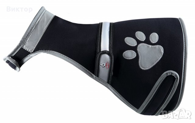 Светеща неопренова жилетка за кучета размер М от Trixie, снимка 4 - За кучета - 23470278