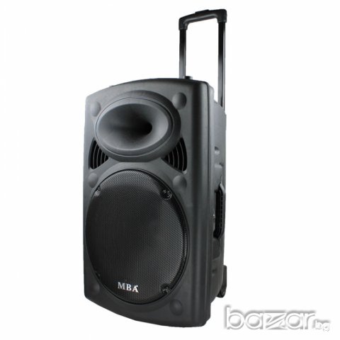 15-ка с bluetooth мощна активна тонколона Mba F15 Караоке с безжичeн микрофони,усилвател, снимка 12 - Караоке - 8115069