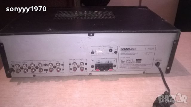 soundwave a1100r amplifier-за ремонт/части-внос швеицария, снимка 14 - Ресийвъри, усилватели, смесителни пултове - 23813101