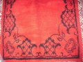 червен нов вълнен ръчно тъкан китеник, снимка 4