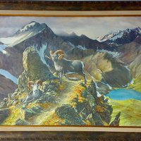 Муфлони - картина за ловци, снимка 1 - Картини - 19728146