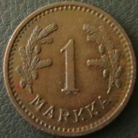 1 маркаа 1941, Финландия, снимка 1 - Нумизматика и бонистика - 21616808