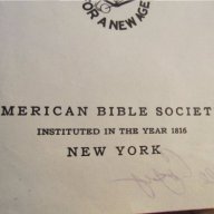 †Старинна американска библия American Bible - 1094 ст. стария и новия завет , снимка 3 - Антикварни и старинни предмети - 18166262