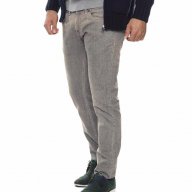 Памучен мъжки панталон в сиво марка Gas, снимка 3 - Панталони - 18048773
