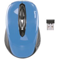 Безжична оптична мишка Hama (3 бутонна с нано приемник,синя)+ Батерии, снимка 4 - Клавиатури и мишки - 12877899