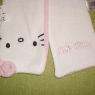 Детско шалче Hello Kitty в розово и бяло, снимка 2 - Шапки, шалове и ръкавици - 8586089