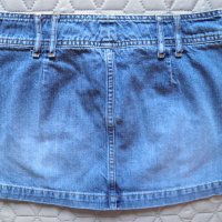 Дамски сет къса дънкова пола и тениска ESPRIT, снимка 4 - Поли - 26195469