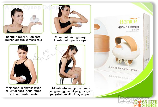  Антицелулитен масажор Benice Body , снимка 1