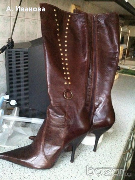 Дамски ботуши "ANGELO", естествена кожа, снимка 1