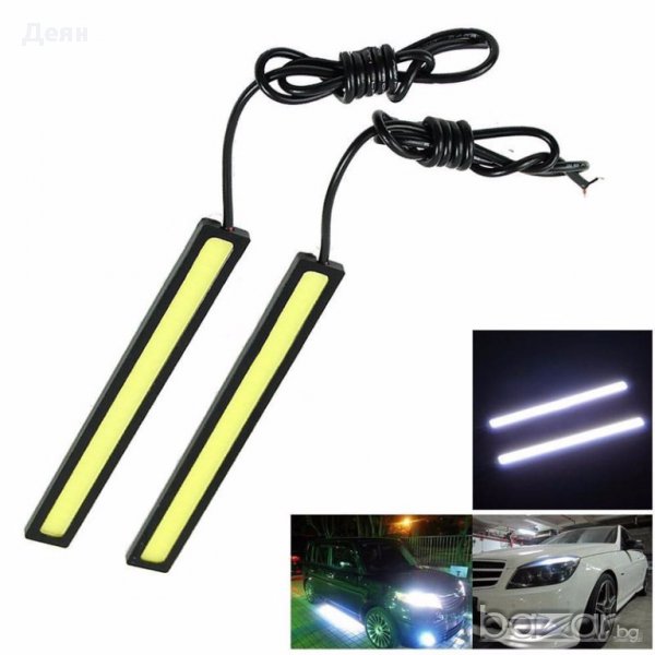 1143 Дневни LED светлини 2х6W диодна лента, снимка 1