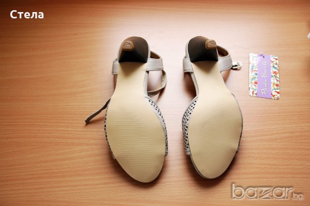 Дамски обувки нови, с етикет, беж, снимка 4 - Дамски обувки на ток - 19909440