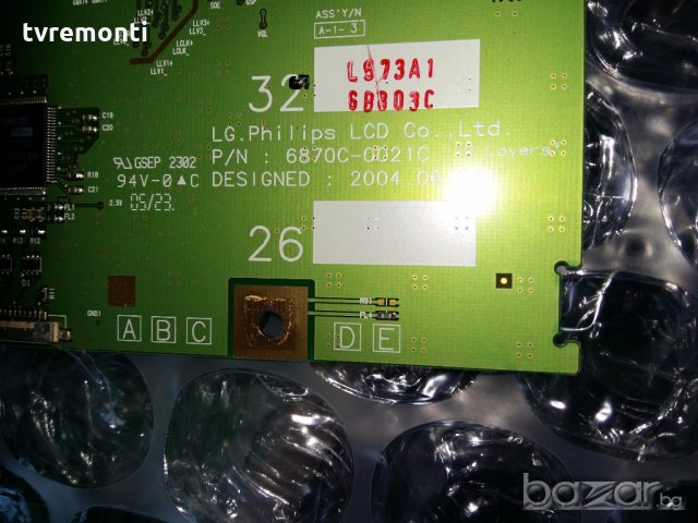 T-CONTROL BOARD 6870C-0021C, снимка 2 - Части и Платки - 18761376