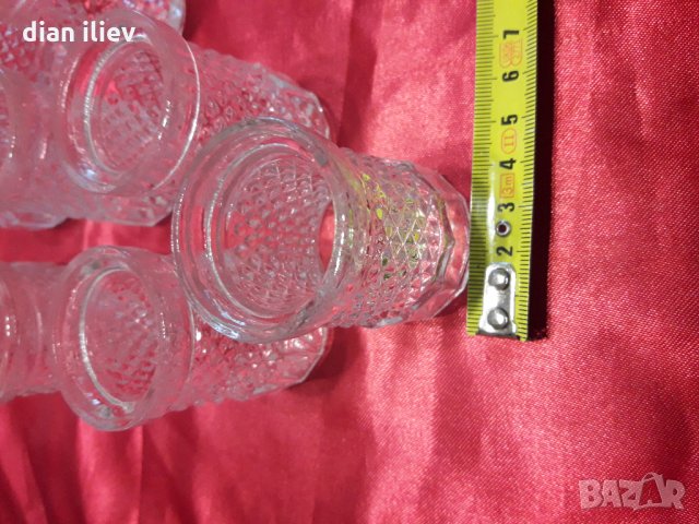 Ретро кристални чашки, снимка 10 - Чаши - 25035711