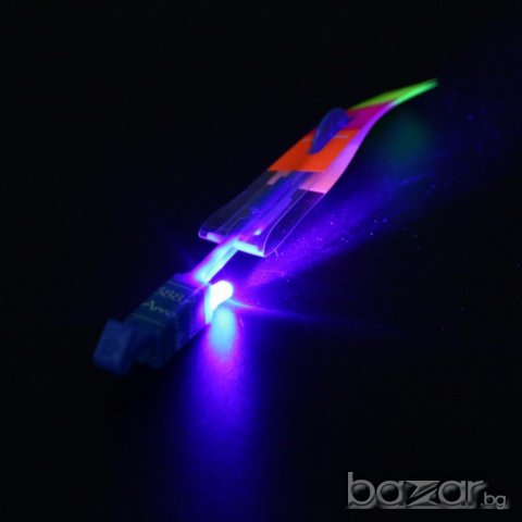 ТОП ХИТ!Летящ Ракетен хеликоптер ЛЕД/LED 