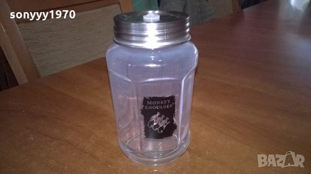 поръчано-monkey shoulder-шеикър-13х8см, снимка 8 - Колекции - 22045467