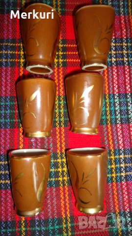 Стар красив порцеланов сервиз за ракия, снимка 6 - Сервизи - 25584343